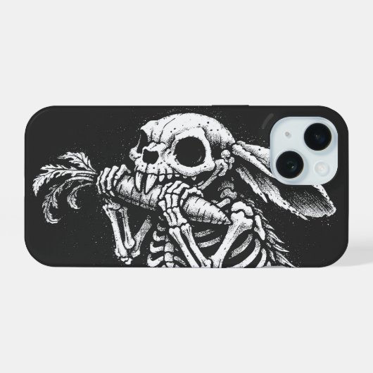 Eet Groenten – Dode Konijn door BurnsInHell iPhone 15 Case (Achterkant horizontaal)