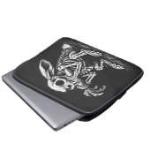 Eet Groenten – Dode Konijn door BurnsInHell Laptop Sleeve (Voorkant onderkant)
