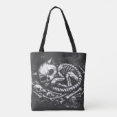 Eet Groenten – Dode Konijn door BurnsInHell Tote Bag (Achterkant)