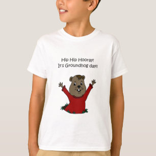 Eet haar Groundhog day t-shirt