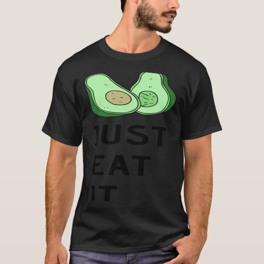 Eet het alleen maar op t-shirt (Voorkant)