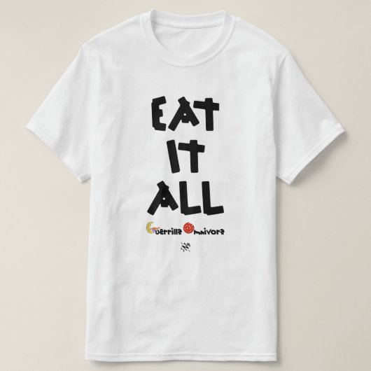 eet het allen t-shirt (Design voorkant)
