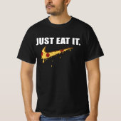 Eet het gewoon - Eet gewoon Pizza T-Shirt (Voorkant)