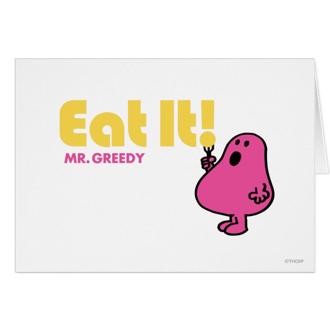 Eet het met Mr Greedy (Voorkant Horizontaal)
