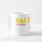 Eet het met Mr Greedy Koffiemok (Voorkant links)