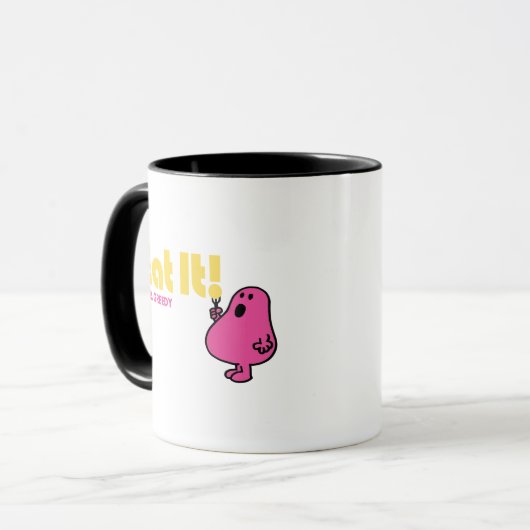 Eet het met Mr Greedy Mok (Voorkant links)