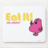 Eet het met Mr Greedy Muismat (Voorkant)