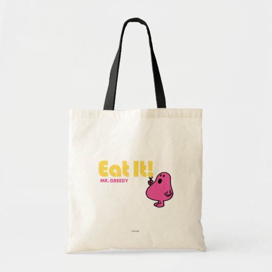 Eet het met Mr Greedy Tote Bag