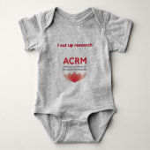Eet het onderzoek Baby Bodysuit (Voorkant)