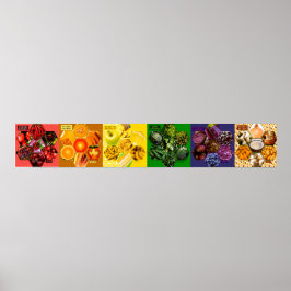 Eet het Poster van de regenboogherinnering