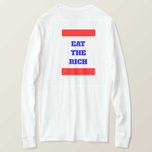EET HET RIJKE T-shirt (Design achterkant)