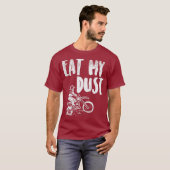 Eet het tracé van mijn stofvuilnisbak motorfiets t-shirt (Voorkant volledig)