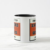 Eet hier en haal gas mok (Midden)
