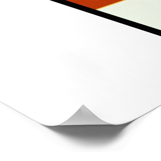 Eet hier en haal gas poster (Hoek)