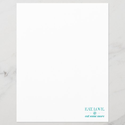 Eet, hou en eet meer flyer (Voorkant)