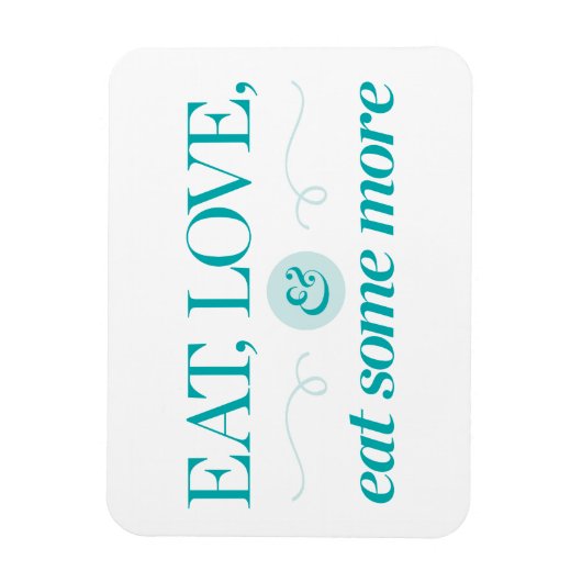 Eet, hou en eet meer magneet (Verticaal)