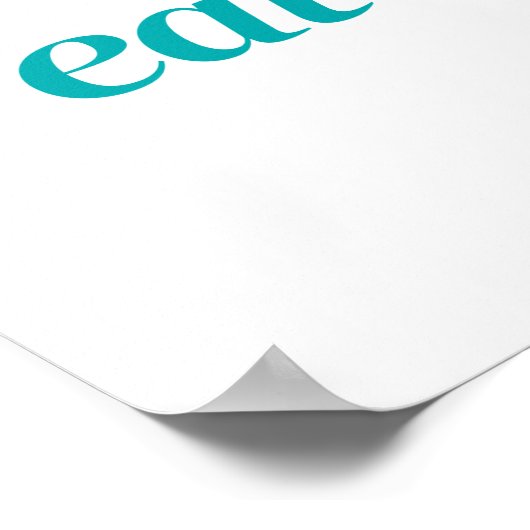 Eet, hou en eet meer poster (Hoek)