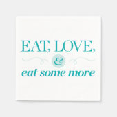 Eet, hou en eet meer servet (Voorkant)