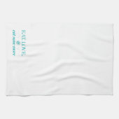 Eet, hou en eet meer theedoek (Horizontaal)