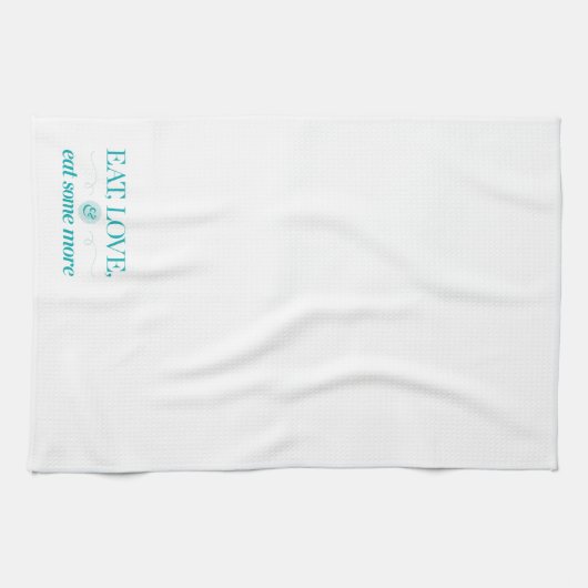 Eet, hou en eet meer theedoek (Horizontaal)