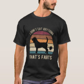  eet ik niets dat vegetarisch scheet t-shirt (Voorkant)