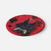 Eet in stijl papieren bordje (Gekanteld)