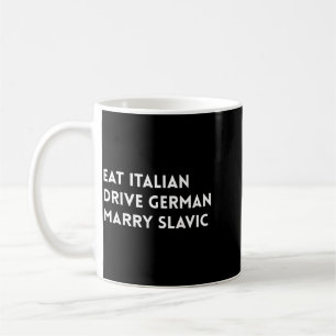 Eet Italiaans rij Duits trouw Slavisch Grappige Qu Koffiemok