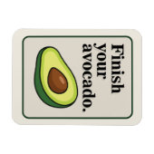 Eet je Avocado op Magneet (Horizontaal)