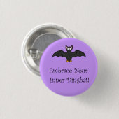 Eet je binnenste druppel in! ronde button 3,2 cm (Voorkant /achterkant)