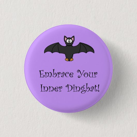 Eet je binnenste druppel in! ronde button 3,2 cm (Voorkant)