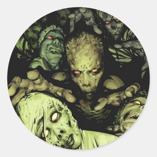 Eet je brein ronde sticker (Voorkant)