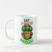 Eet je broccoli op koffiemok (Links)