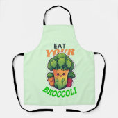 Eet je broccoli op schort (Voorkant)