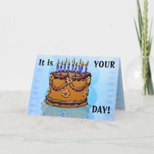 Eet je Cake #3 (verjaardagskaart) Kaart