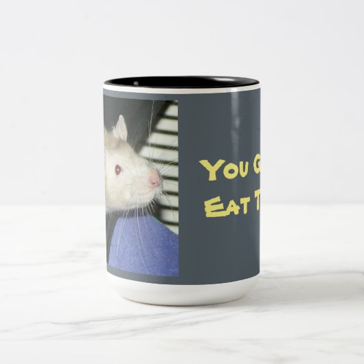 Eet je dat? tweekleurige koffiemok (Center)