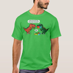 Eet je de laatste Unicorn Dinosaur? T-shirt