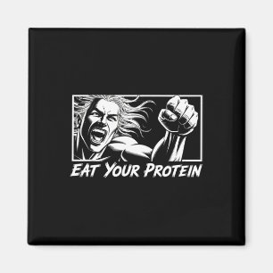 Eet Je Eiwit Anime Gym Manga Bodybuilding Fitn Magneet