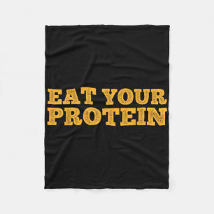 Eet Je Eiwit Eiwit Spieropbouw Fitness B Fleece Deken