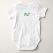 Eet je erwten baby romper (Achterkant)