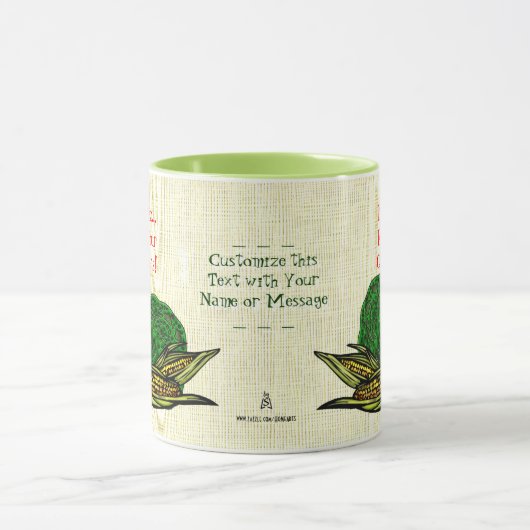 Eet je Groenen! (Gepersonaliseerde mok) Mok (Midden)