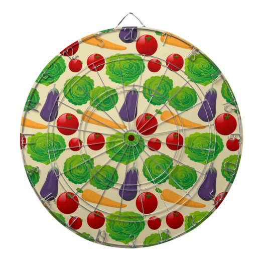 Eet je groenten dartbord (Voorkant)