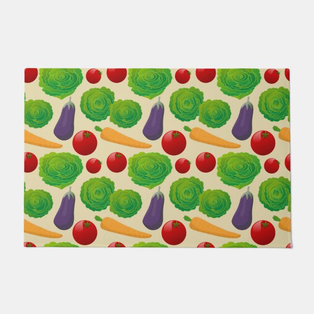 Eet je groenten deurmat (Voorkant)