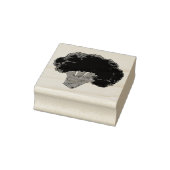 Eet je groenten groene broccoli Bunch Rubberstempel (Stempel)