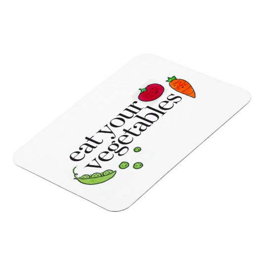 Eet je groenten magneet (Linkerzijde)