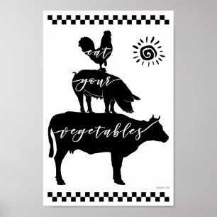 EET JE GROENTEN! POSTER