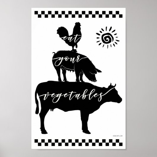 EET JE GROENTEN! POSTER (Voorkant)