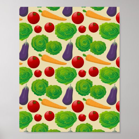 Eet je groenten poster (Voorkant)