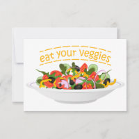 Eet je groenten Quote verse salade mix kom