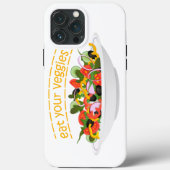 Eet je groenten Quote verse salade mix kom Case-Mate iPhone Case (Achterkant)
