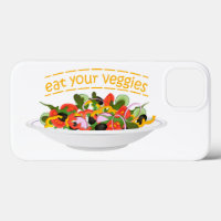 Eet je groenten Quote verse salade mix kom